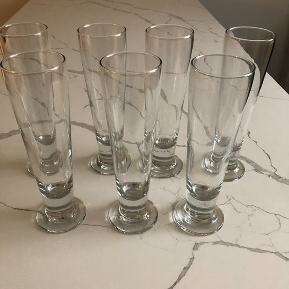 7 glass Beer Glasses - Picture 2 of 2